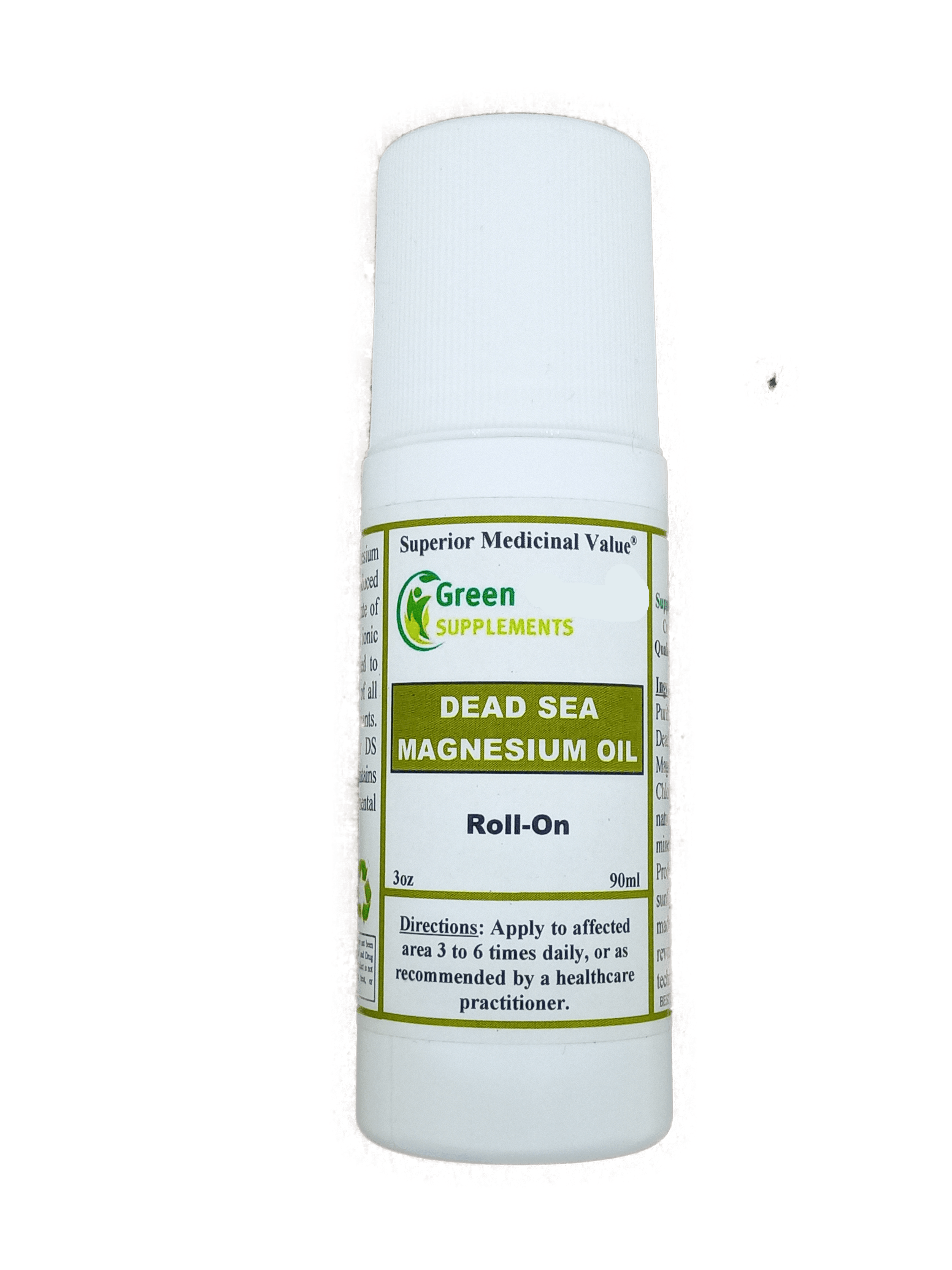 Magnesium Oil, Dead Sea, Roll-On, 3oz